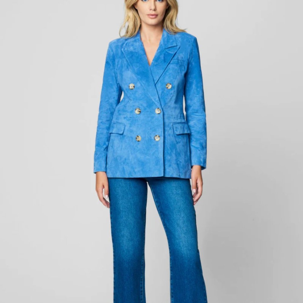 Free People Blanc NYC suede blazer